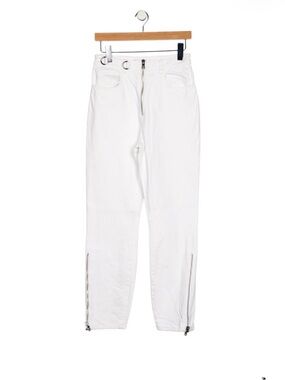EUC! Prada Women’s White Zip-Front Jeans